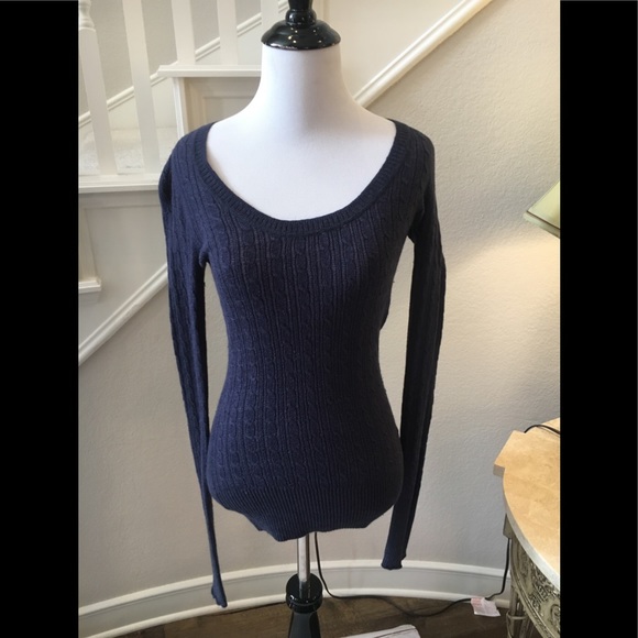 Kaisely Sweaters - Kaisley cobalt blue  angora cable knit sweater -M
